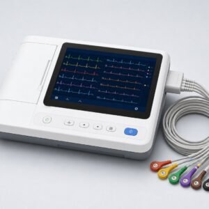 CardioTrace CT-12 12-Lead ECG Machine — demonstration product image