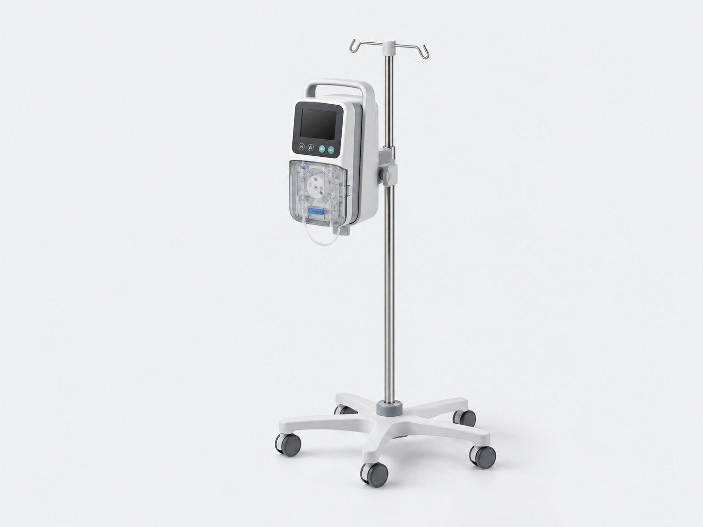 InfuseFlow IP-5 Infusion Pump — demonstration product image